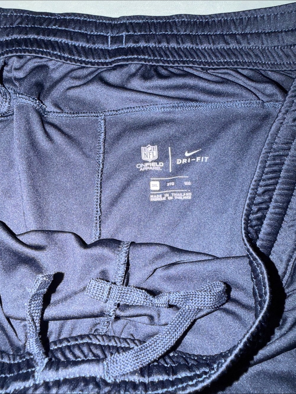 Nike Men Navy Chicago Bears Athletic Training Shorts - Picture 2 of 4